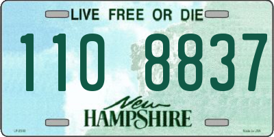 NH license plate 1108837