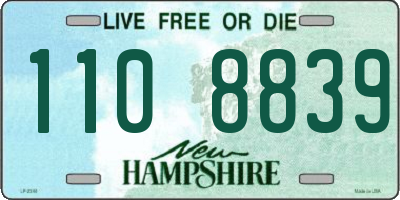 NH license plate 1108839