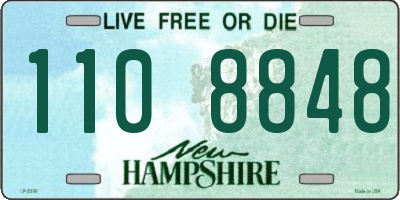 NH license plate 1108848