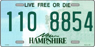 NH license plate 1108854