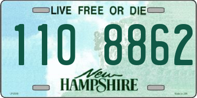 NH license plate 1108862