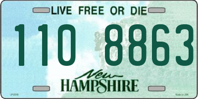 NH license plate 1108863