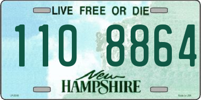 NH license plate 1108864
