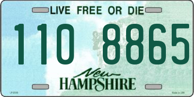 NH license plate 1108865