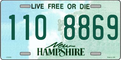 NH license plate 1108869