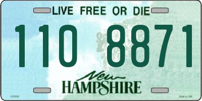 NH license plate 1108871