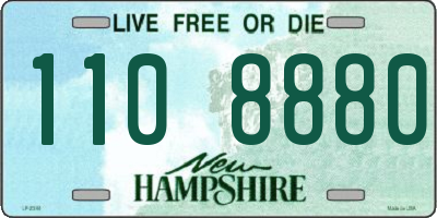 NH license plate 1108880
