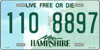 NH license plate 1108897