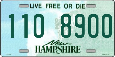 NH license plate 1108900