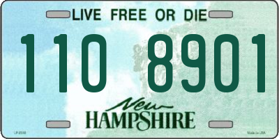 NH license plate 1108901