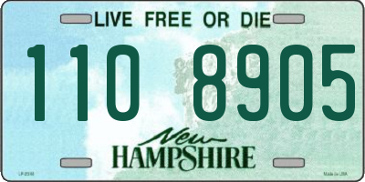 NH license plate 1108905