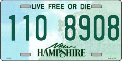 NH license plate 1108908