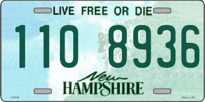NH license plate 1108936