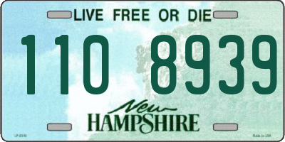 NH license plate 1108939