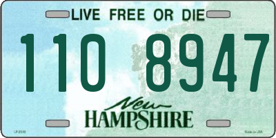 NH license plate 1108947