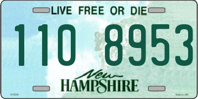 NH license plate 1108953