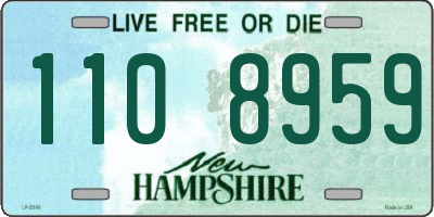 NH license plate 1108959