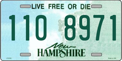 NH license plate 1108971