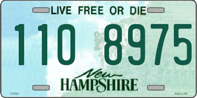 NH license plate 1108975