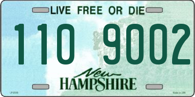 NH license plate 1109002