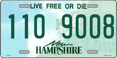 NH license plate 1109008