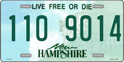 NH license plate 1109014