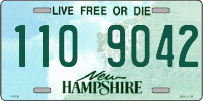 NH license plate 1109042