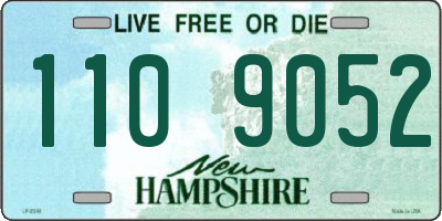 NH license plate 1109052