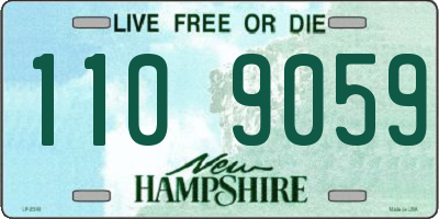 NH license plate 1109059