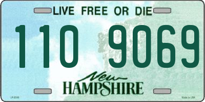 NH license plate 1109069