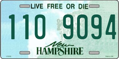 NH license plate 1109094