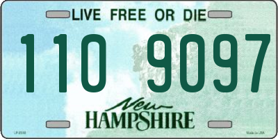 NH license plate 1109097