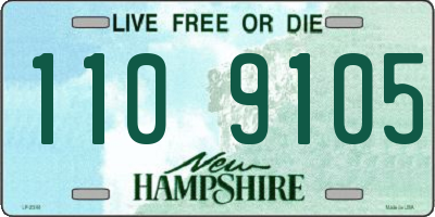 NH license plate 1109105