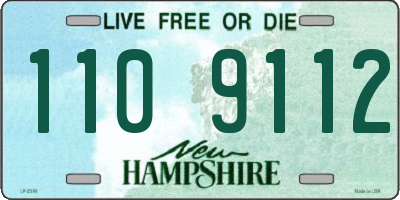 NH license plate 1109112