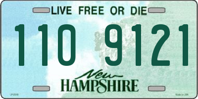 NH license plate 1109121