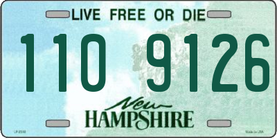 NH license plate 1109126