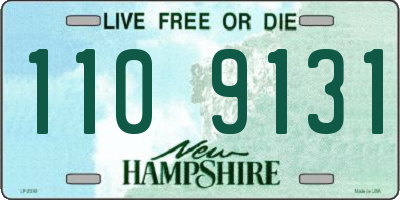 NH license plate 1109131