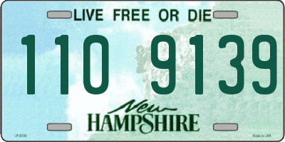 NH license plate 1109139