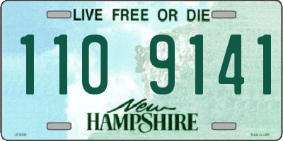 NH license plate 1109141