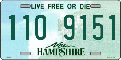 NH license plate 1109151