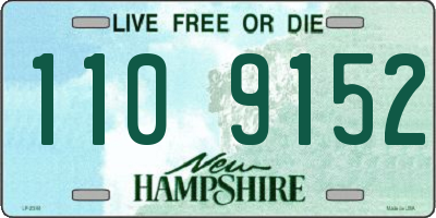 NH license plate 1109152
