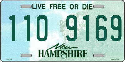 NH license plate 1109169