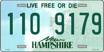 NH license plate 1109179