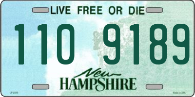 NH license plate 1109189
