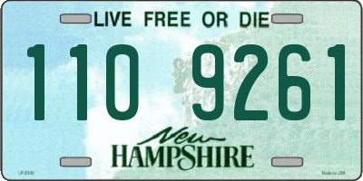 NH license plate 1109261