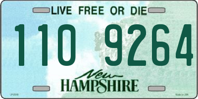NH license plate 1109264
