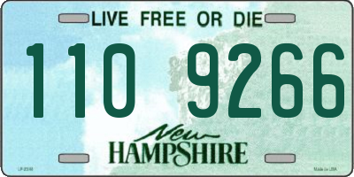 NH license plate 1109266