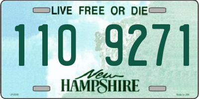 NH license plate 1109271