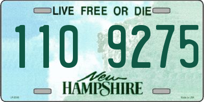 NH license plate 1109275