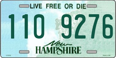 NH license plate 1109276